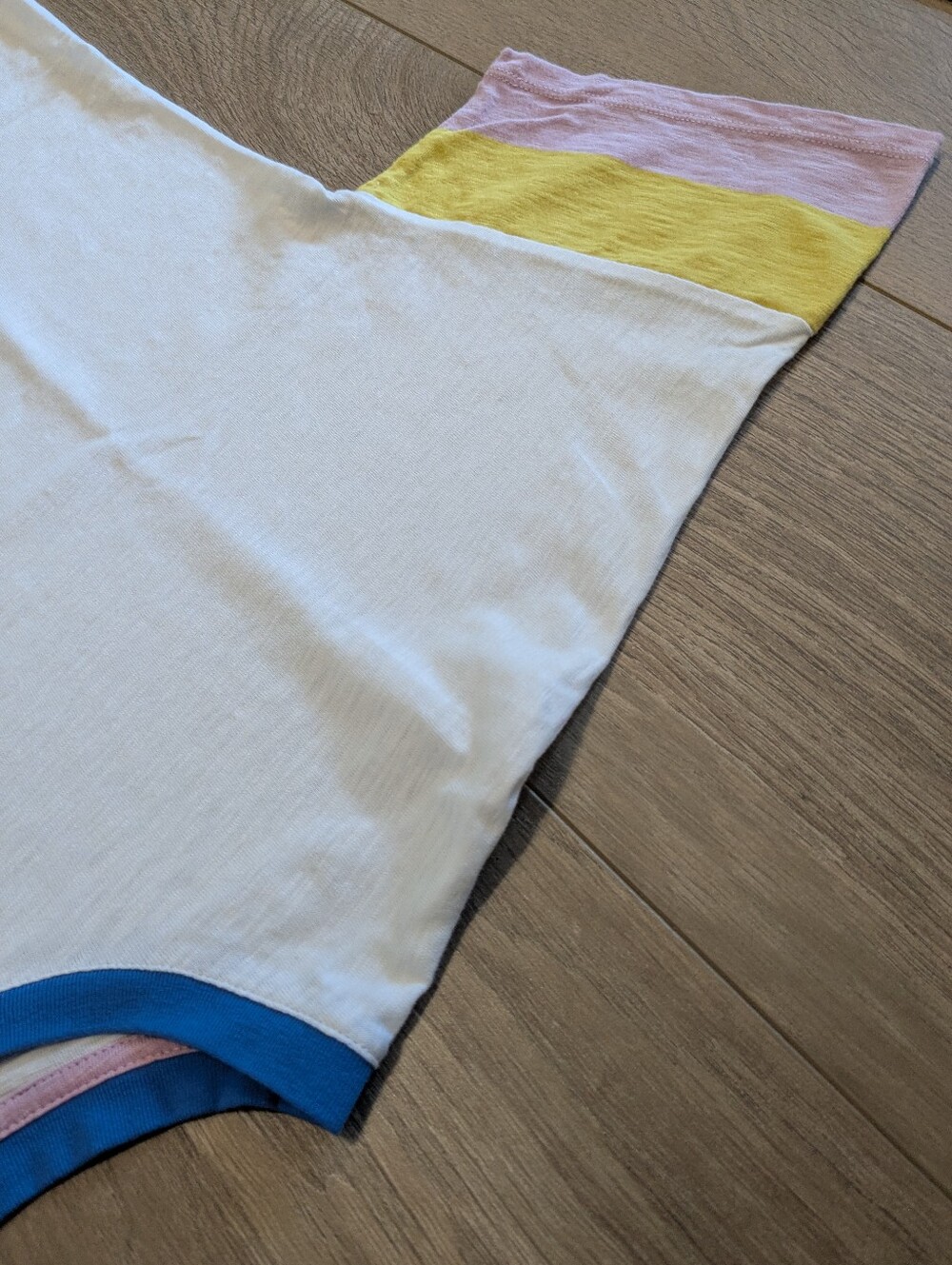 Boden Colorblock Boxy Short-Sleeved Tee Size 8 - Picture 3 of 8